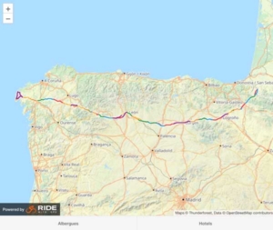 Camino Francés Interactive Maps in Ride With GPS